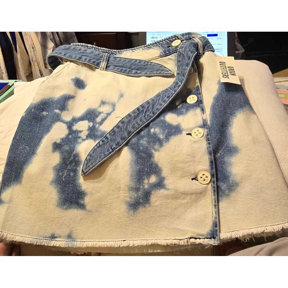 Urban Outfitters BDG Belted Nouvea Denim Mini Skirt Size S Y2K? NWT